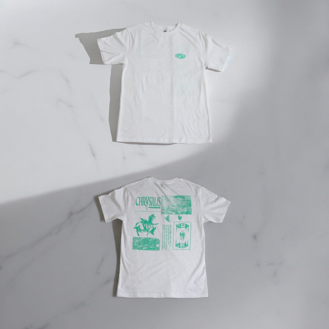 CHRYSALIS TEE WHITE