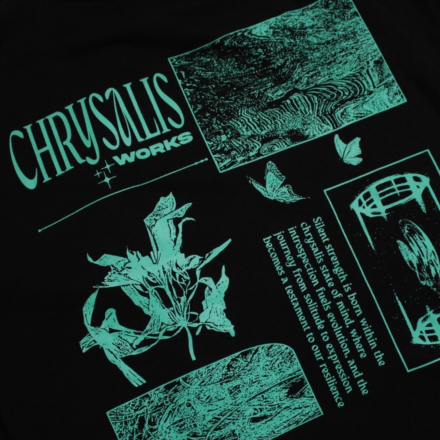 CHRYSALIS TEE BLACK